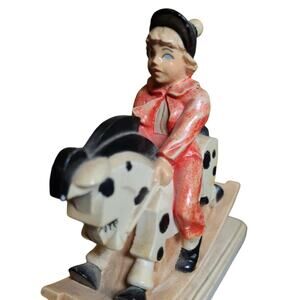 Sebastian Miniatures SML214 Ride to the Hounds 1980 Rocking Horse Vintage 4 Inch